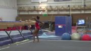 Elizabeth Price Training her 2012 Floor Routine before the Stuttgart World Cup