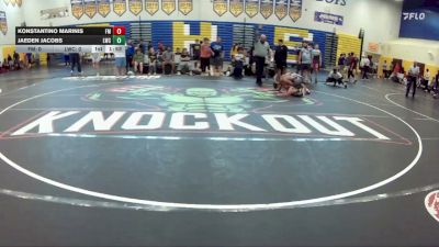 106 lbs Round 5 (8 Team) - Konstantino Marinis, Funky Monkey vs Jaeden Jacobs, Longwood WC