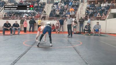 105_B lbs Consi Of 8 #1 - Greyson Roche, Ringgold vs Emmitt Bishop, Mifflin County