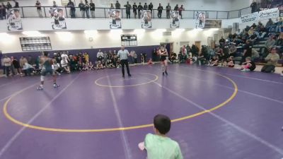 115 lbs 1st Place Match - Josh Hernandez, Cody Middle School vs Tucker McDonald, Powell Middle School