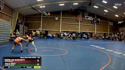 165 lbs Cons. Round 4 - Mack Bray, Snow College vs David Lee Burchett, Unattached