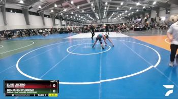 135 lbs 1st Place Match - Luke Lucero, ReZults Wrestling vs Benjamin Iturrino, Carrollton Thunder Wrestling