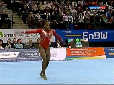 Elizabeth Price (USA) FX - World Cup Stuttgart 2012 - AA