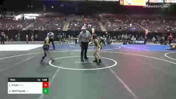 70 lbs Quarterfinal - Landon Frost, Team Aggression vs Jacob Dominguez, Jr. Drillers