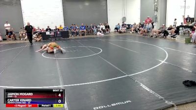 114 lbs 4th Wrestleback (16 Team) - Jaimon Mogard, Iowa vs Carter Kinard, Pennsylvania Red