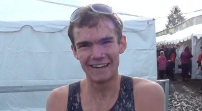 American Fork's Brayden McLelland after 8th place finish at 2012 Nike Cross National