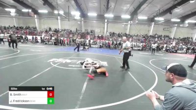 82 lbs 3rd Place - Bryant Smith, Southwest Hammers vs Jasper Fredrickson, Bear Cave WC