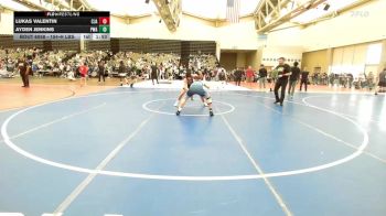 154-H lbs Quarterfinal - Lukas Valentin, CJA vs Ayden Jenkins, Pittsgrove Wrestling Association
