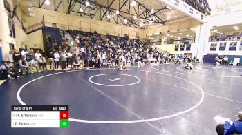 215 lbs Consi Of 8 #1 - Mark Effendian, Faith Christian Academy vs Zack Evans, Chambersburg