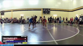 182 lbs Champ. Round 1 - Felix Polanco-Ortiz, Hawkstyle Wrestling Club vs Kameron Biven, Indiana