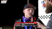 Cannon McIntosh Reacts After Belleville Short Track USAC Midget Win Friday