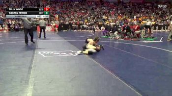 1A-157 lbs Semifinal - Boston Peters, Westwood, Sloan vs Tully Wood, Wayne, Corydon