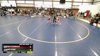 57 lbs Cons. Round 5 - Korver Fitzgerald, Delta vs Zander Mckee, Uintah