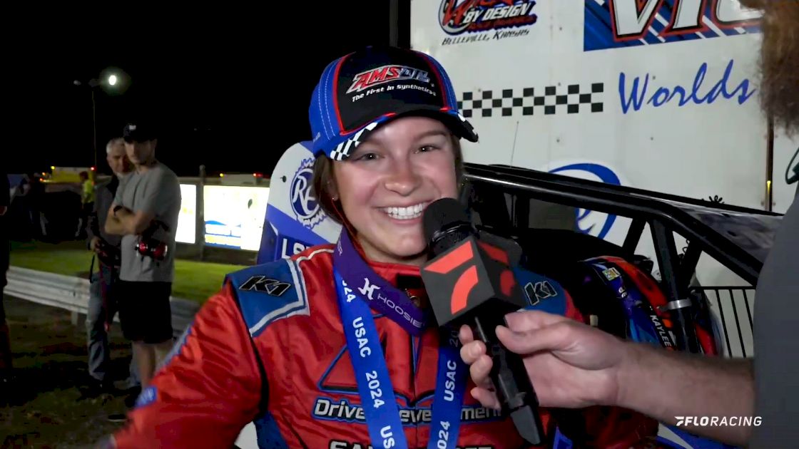 Kaylee Bryson Reacts After Historic Win At Belleville