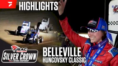 Highlights | 2024 USAC Huncovsky Classic at Belleville High Banks