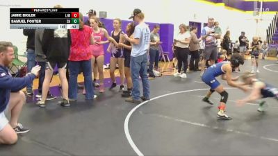 70 lbs 1st Place Match - Jamie Bigler, Legacy Elite Wrestling vs Samuel Foster, Combat Athletics