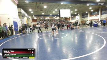 215 lbs Champ. Round 1 - Philip Tran, Villa Park vs Jacob Qubadi, Chaminade