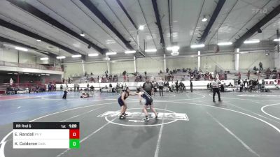 100 lbs Rr Rnd 5 - Ethan Randall, PV Youth Wrestling vs Kyle Danielle Calderon, Carlsbad Combat WC
