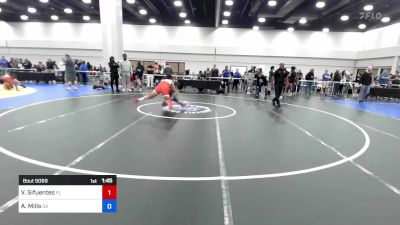 102 lbs Rr Rnd 3 - Victoria Sifuentes, Florida vs Aumunique Mills, Georgia