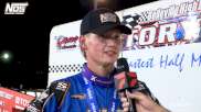 Daison Pursley Reacts After Scoring First USAC Midget Victory Since 2021 At Belleville