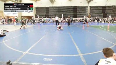 81 lbs Rr Rnd 5 - Owen Mallen, Triumph Trained ES-Cl vs Sydney Daxberger, Falcons Wrestling Club