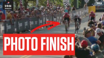 Elite Men's Road Race Ends In Photo Finish