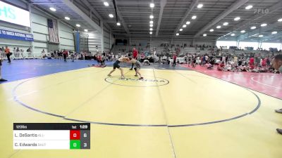 120 lbs Rr Rnd 2 - Luke DeSantis, All-American Wrestling Club vs Cullen Edwards, TS Gentoo Penguins