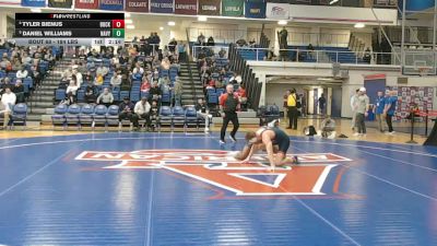 184 lbs Quarterfinal - Tyler Bienus, Bucknell vs Daniel Williams, Navy