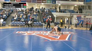 184 lbs Quarterfinal - Tyler Bienus, Bucknell vs Daniel Williams, Navy