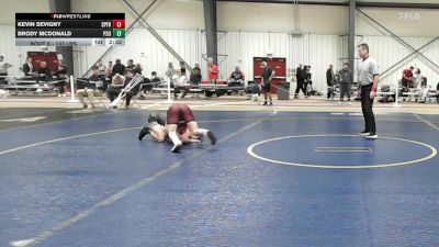 133 lbs Round Of 32 - Kevin Sevigny, Springfield vs Brody McDonald, Plymouth