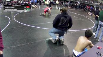 150 lbs Champ. Round 2 - Colton Sake, Yutan Wrestling Club vs Easton Folkers, IronHawk Wrestling Academy