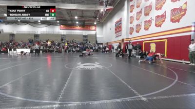 138 lbs Quarterfinal - Colt Perry, Hudson vs Bohdan Abbey, Hartland
