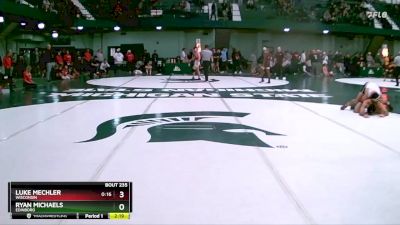 157 lbs Cons. Round 5 - Luke Mechler, Wisconsin vs Ryan Michaels, Edinboro