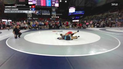 105 lbs Cons. Sub-rd Of 32 - Layken Lively, OH vs Quincy Cooper, IA