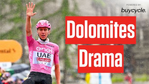 Tadej Pogacar Crushes Chaotic Giro d'Italia 2024 Stage In Dolomites