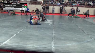105_B lbs 3rd Place - Hunter Kapitula, Lake Lehman vs Joey Pearson, Downingtown West