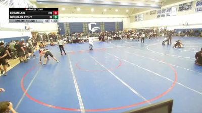 150 lbs Champ. Round 1 - Logan Law, Costa Training Center vs Nicholas Stout, Sunny Hills