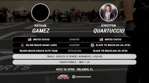 Nathan Gamez vs Kingston Quartuccio 2025 ADCC Orlando Open/Youth Trials