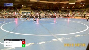 73 lbs Consi Of 8 #1 - Sascha Trujillo, Bison Takedown Club vs ZaNique Miller, Cowboy Wrestling Club