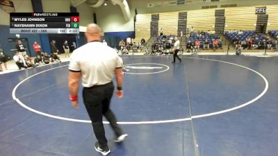 285 lbs 1st Place Match - Rayshawn Dixon, Ferrum vs Myles Johnson, Ohio Northern