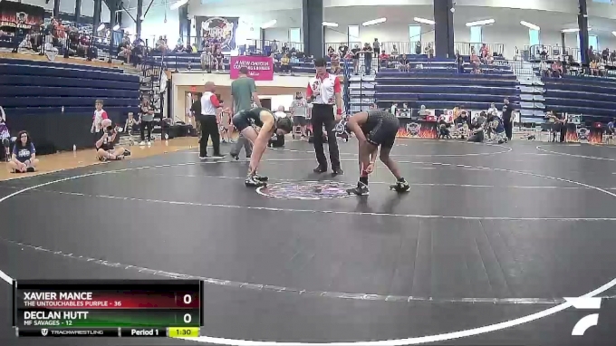 100 lbs Semis & 1st Wrestleback (8 Team) - Xavier Mance, The ...