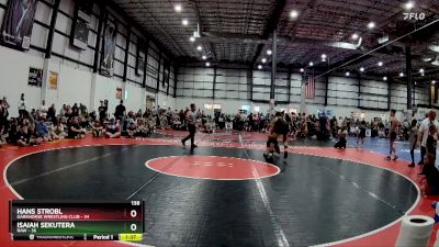 138 lbs Semis (4 Team) - Hans Strobl, DARKHORSE WRESTLING CLUB vs Isaiah Sekutera, RAW