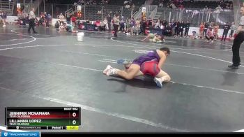 132 lbs Cons. Round 1 - Lillianna Lopez, Team Colorado vs Jennifer McNamara, Team California