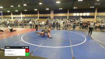 175 lbs Consi Of 32 #1 - William Clark, North Valley RTC vs Anthony Vasquez, Legacy WC