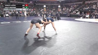 140 lbs Semifinal - Sumaya Lazaro, Northview (SS) vs Dulcy Martinez, Central Catholic (SJ)