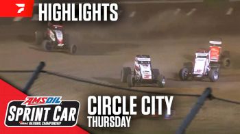 Highlights | 2024 USAC Sprints Thursday at Circle City Raceway