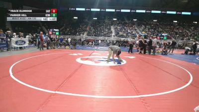 4A-132 lbs Quarterfinal - Parker Hill, Kelly Walsh vs Trace Eldridge, Cheyenne East