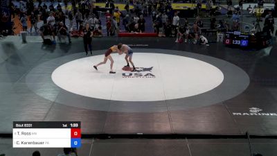 100 lbs 3rd Place - Turner Ross, MN vs Chase Karenbauer, PA