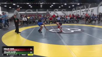 85 lbs Quarterfinals (8 Team) - William Alves, Elite Ath Club DZ (IN) vs Keilan Yang, LAW/Crass Wrestling(WI)