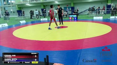 51kg Round 1 - Ezekiel Ivri, Jr Badgers vs Darien Smith, Grande Prairie WC